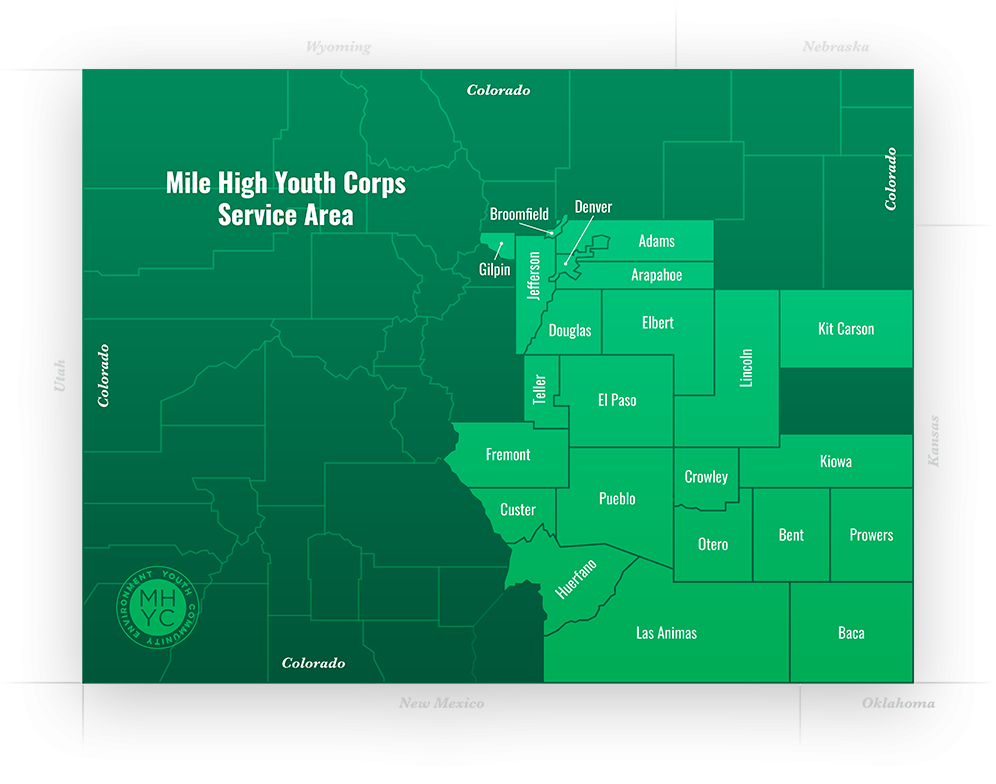 MHYC Service Area Map